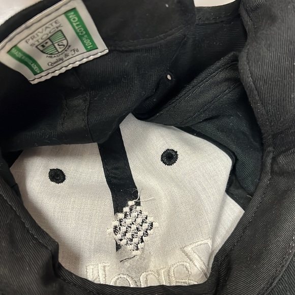 Zanella adjustable cap unisex black with white lettering - Picture 2 of 3